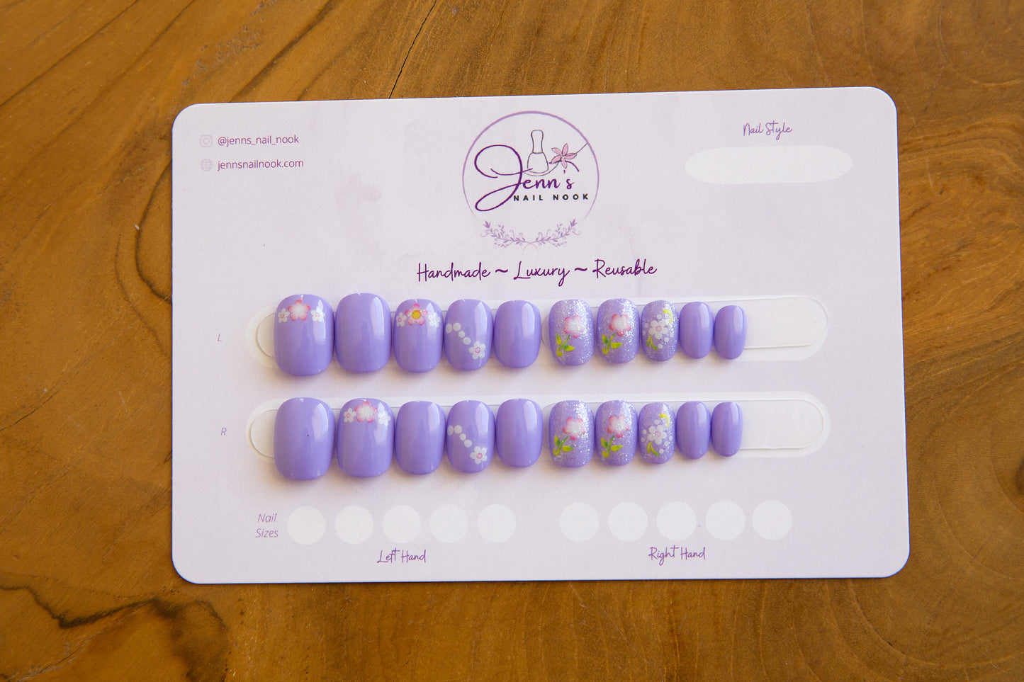 Little Luxe Nails – Kids 20-Piece Press-On Nail Set